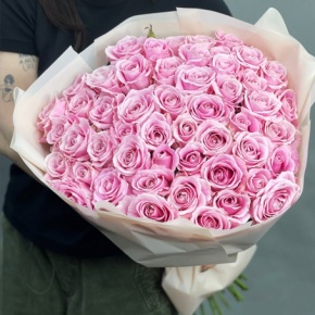 Букет из 55 роз Аваланж (60 см) в Фрязино