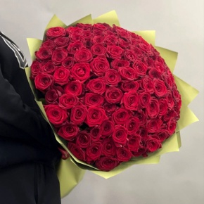 Букет из 101 красной розы (80 см) в Фрязино