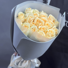 Букет из 25 роз Аваланж (50 см) в Фрязино