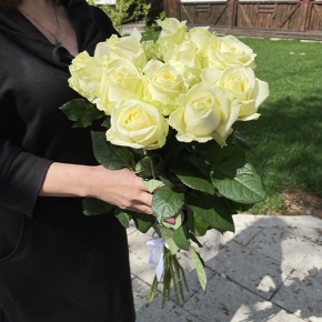 Букет из 11 белых роз (70 см) в Фрязино