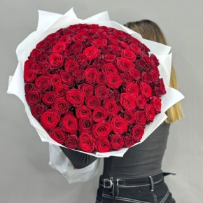 Букет 101 красная роза (60 см) в Фрязино