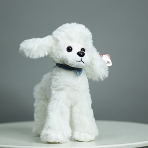 Плюшевый пудель белый (25 см) в Фрязино