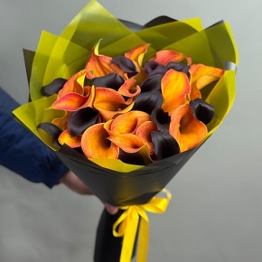 Букет "Карамель" из 29 калл в Фрязино