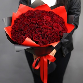 Букет из 51 красной розы (50 см) в Фрязино
