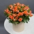 Композиция в шляпной коробке из оранжевых кустовых роз в Фрязино Композиция в шляпной коробке из оранжевых кустовых роз в Фрязино