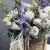 Композиция в сумке "Вдохновение" из дельфиниума, георгин, маттиол, гладиолусов и эустом в Фрязино Композиция в сумке "Вдохновение" из дельфиниума, георгин, маттиол, гладиолусов и эустом в Фрязино