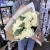 Букет "Ice Flowers" из белых роз с эвкалиптом (50 см) в Фрязино