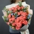 Букет "Фортуна" из коралловых роз и оксипеталума в Фрязино Букет "Фортуна" из коралловых роз и оксипеталума в Фрязино