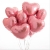 Сердце розовое фольгированный шар с гелием (45 см) в Фрязино