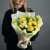 Букет "Мимозка" из нарциссов, диантусов и мимозы в Фрязино