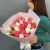 Букет из 25 кораллово-белых тюльпанов в Фрязино
