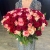 Букет 151 роза красный микс (50 см) в Фрязино